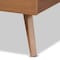 Baxton Studio Aimi Mid-Century Modern Walnut Brown Finished Wood Full Size Platform Bed 183-11113-9407-Zoro - alternate 3